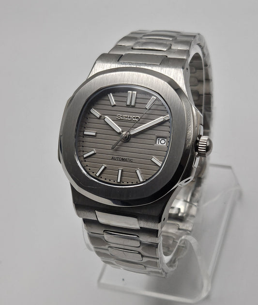Custom Seiko Nautilus Mod, Grey