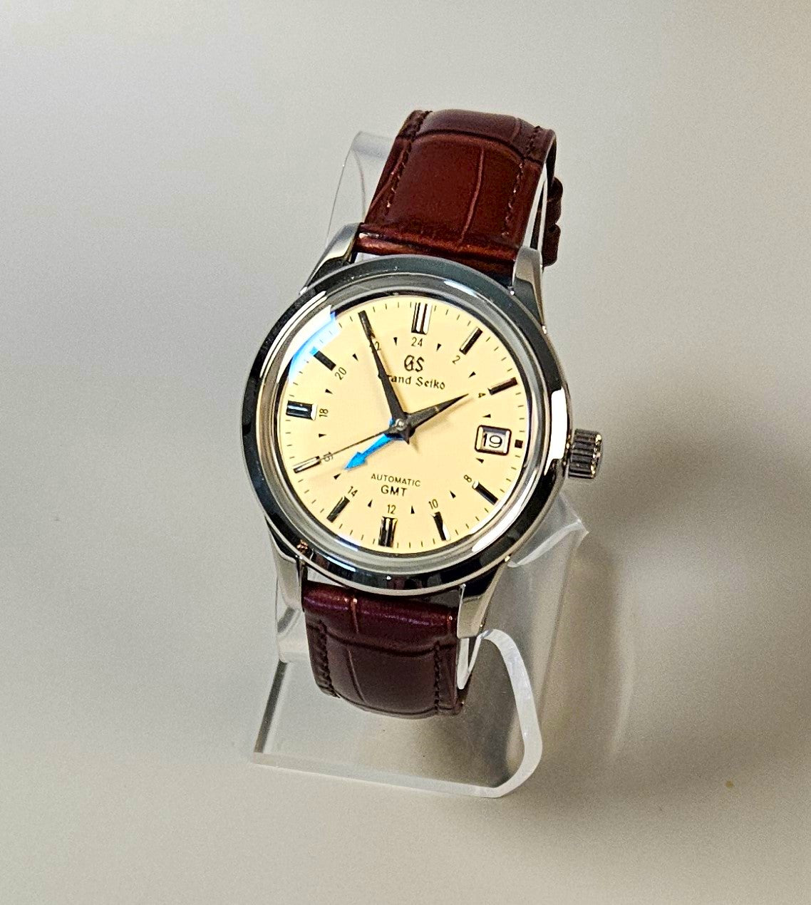 GMT GS Seiko Custom Mod Watch NH34 Automatic GMT Movement