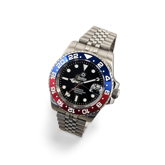 40mm GMT Diver Watch - Pepsi