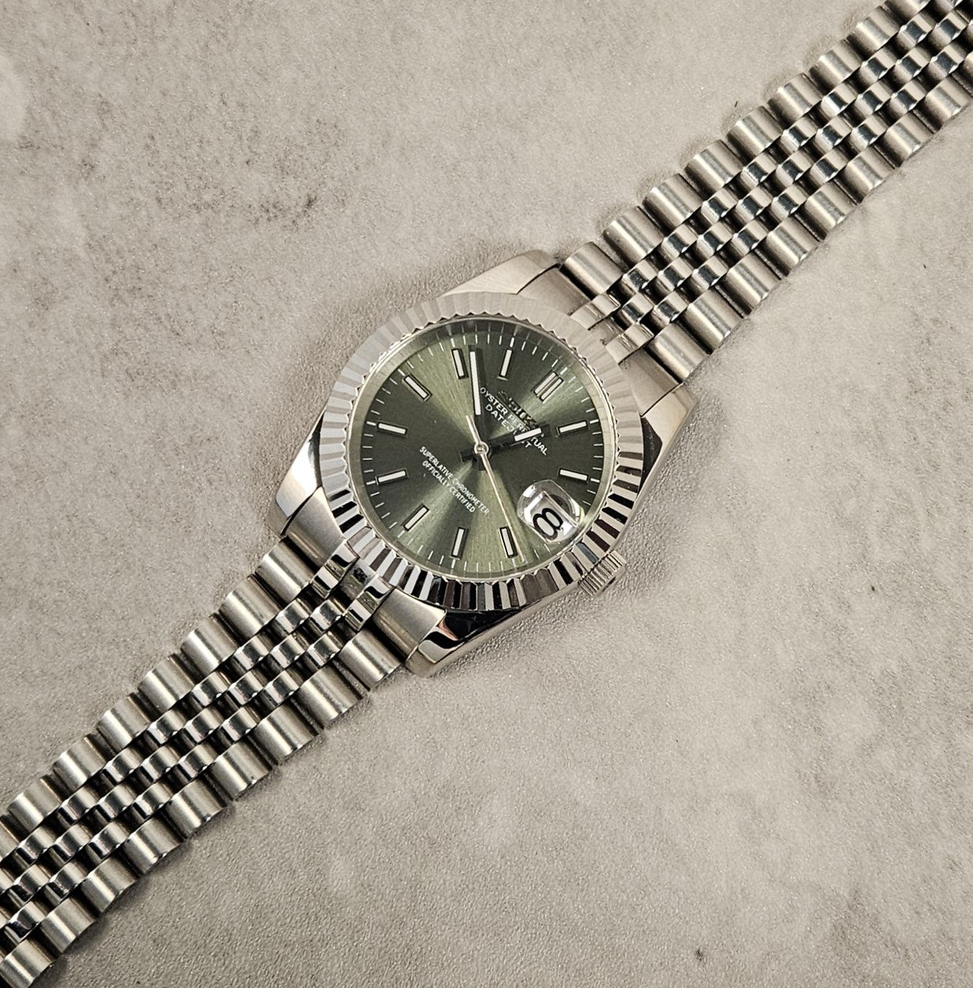 Datejust Seiko Custom Watch Mod, Various Dial Colors