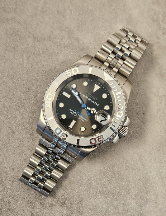 Yachtmaster Seiko Custom Mod Watch, Grey