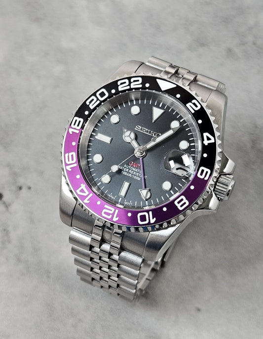 GMT Joker Seiko Custom Mod Watch