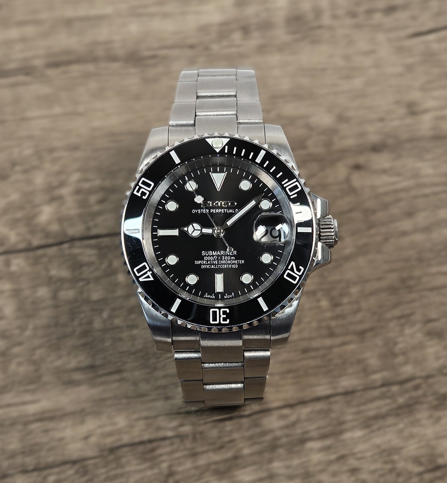 Seiko Sub Mod Watch V2 (Black)
