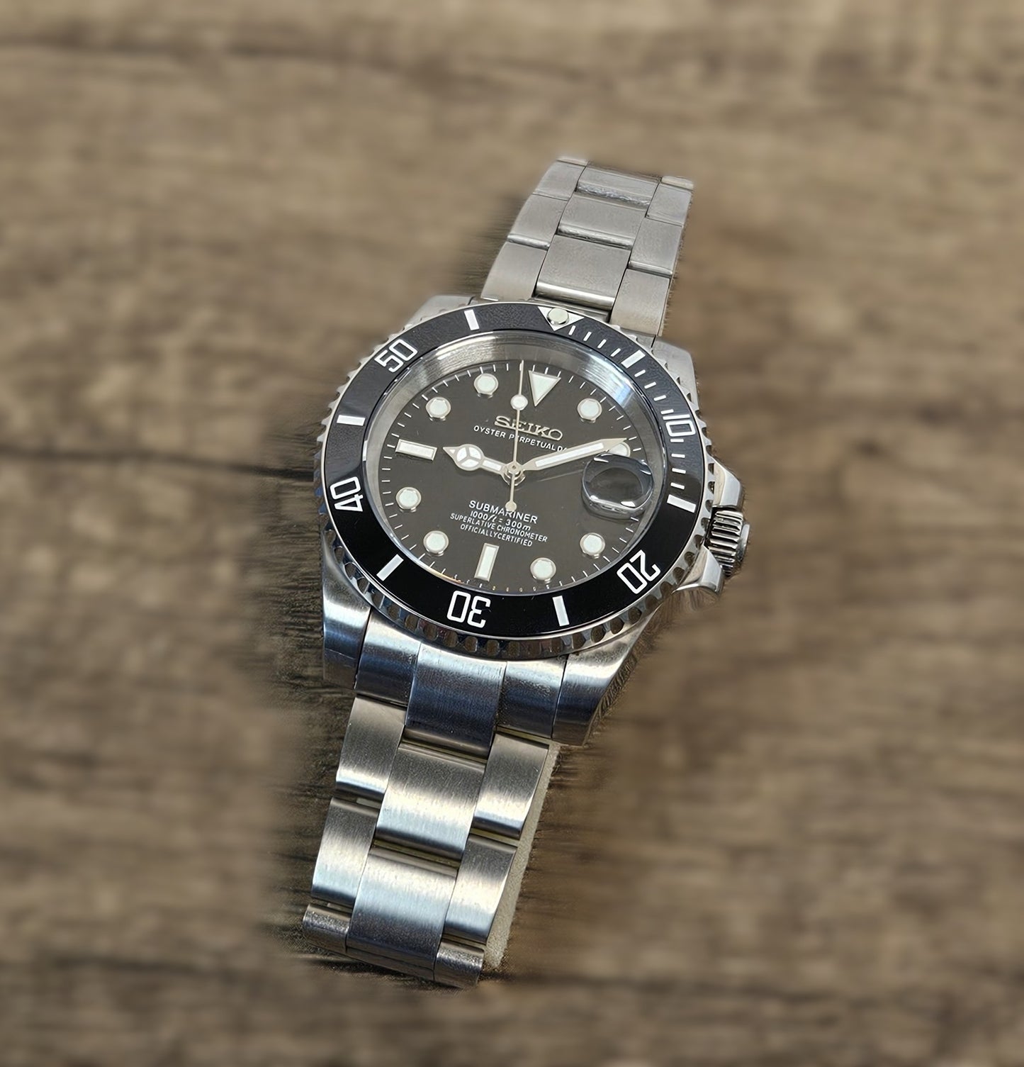 Seiko Sub Mod Watch V2 (Black)