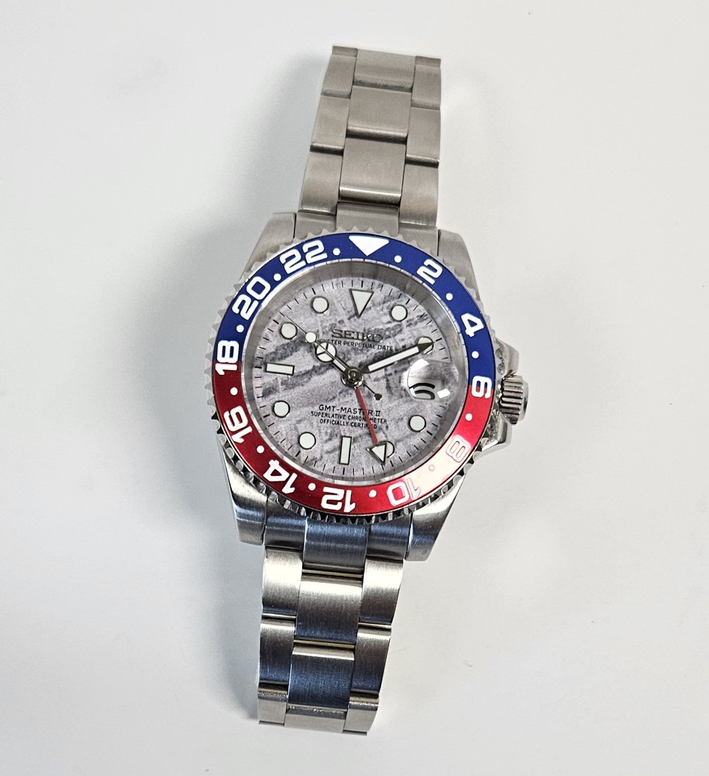 GMT Meteorite Seiko Custom Mod (Pepsi)