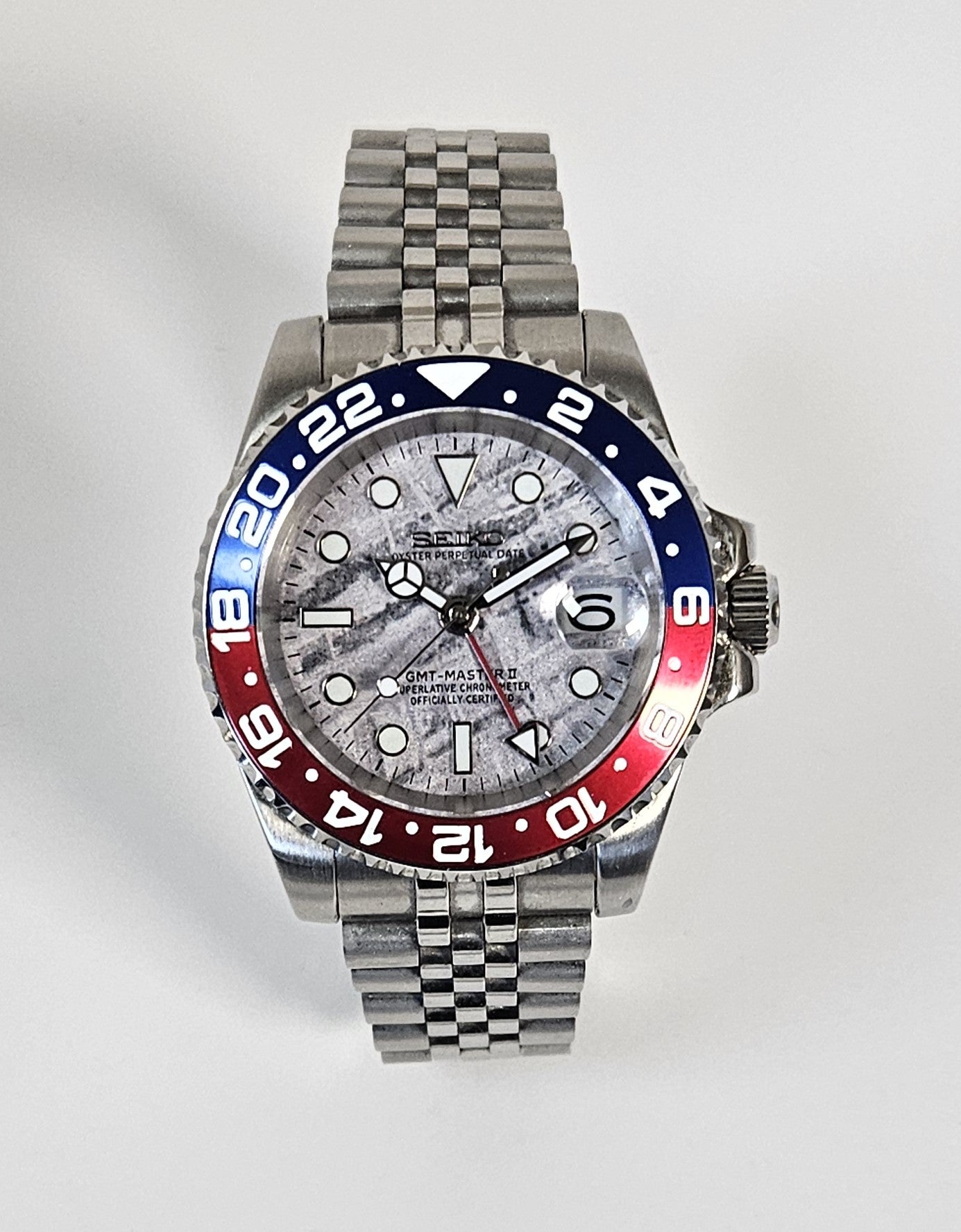 GMT Meteorite Seiko Custom Mod (Pepsi)