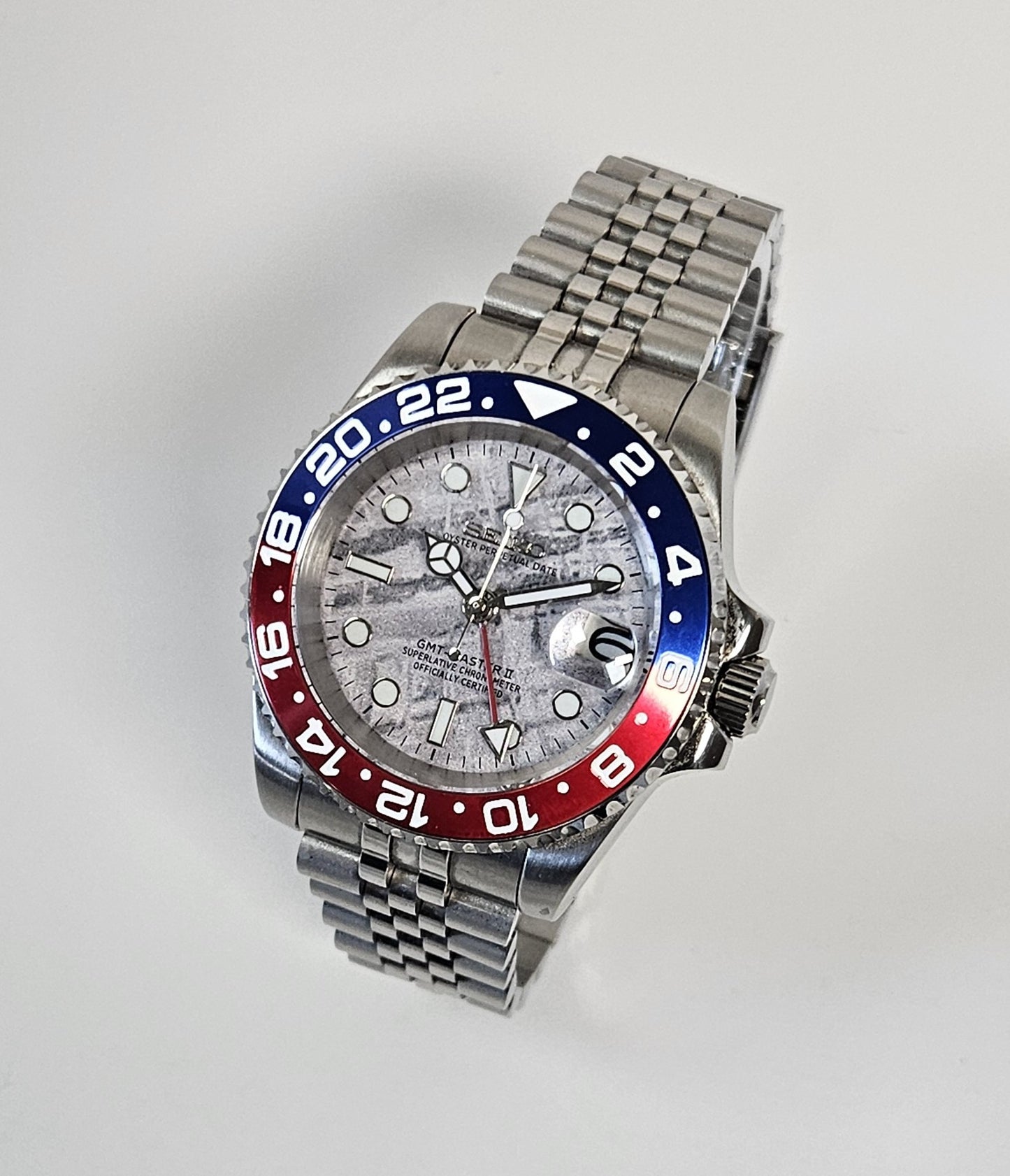 GMT Meteorite Seiko Custom Mod (Pepsi)