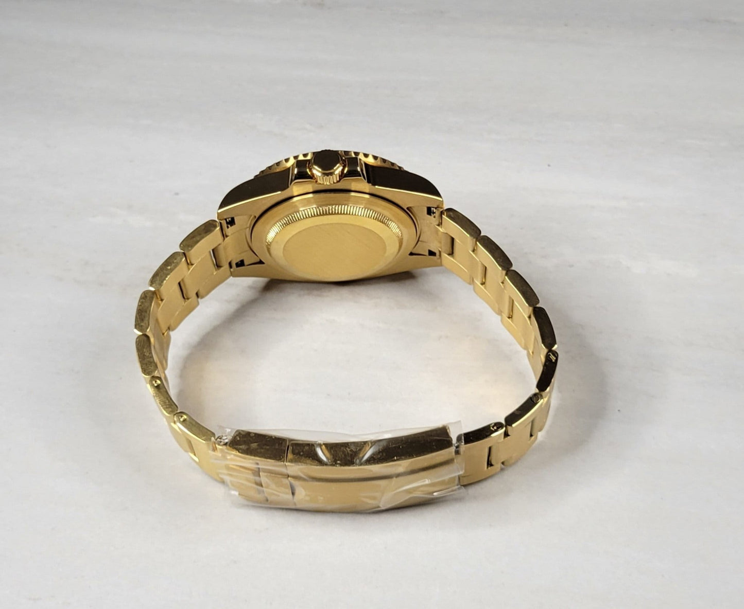 Seiko Custom Mod Watch Build - Gold with Black Dial Ceramic Bezel powered by NH35 Automatic Movement - Sunshine Custom Watch