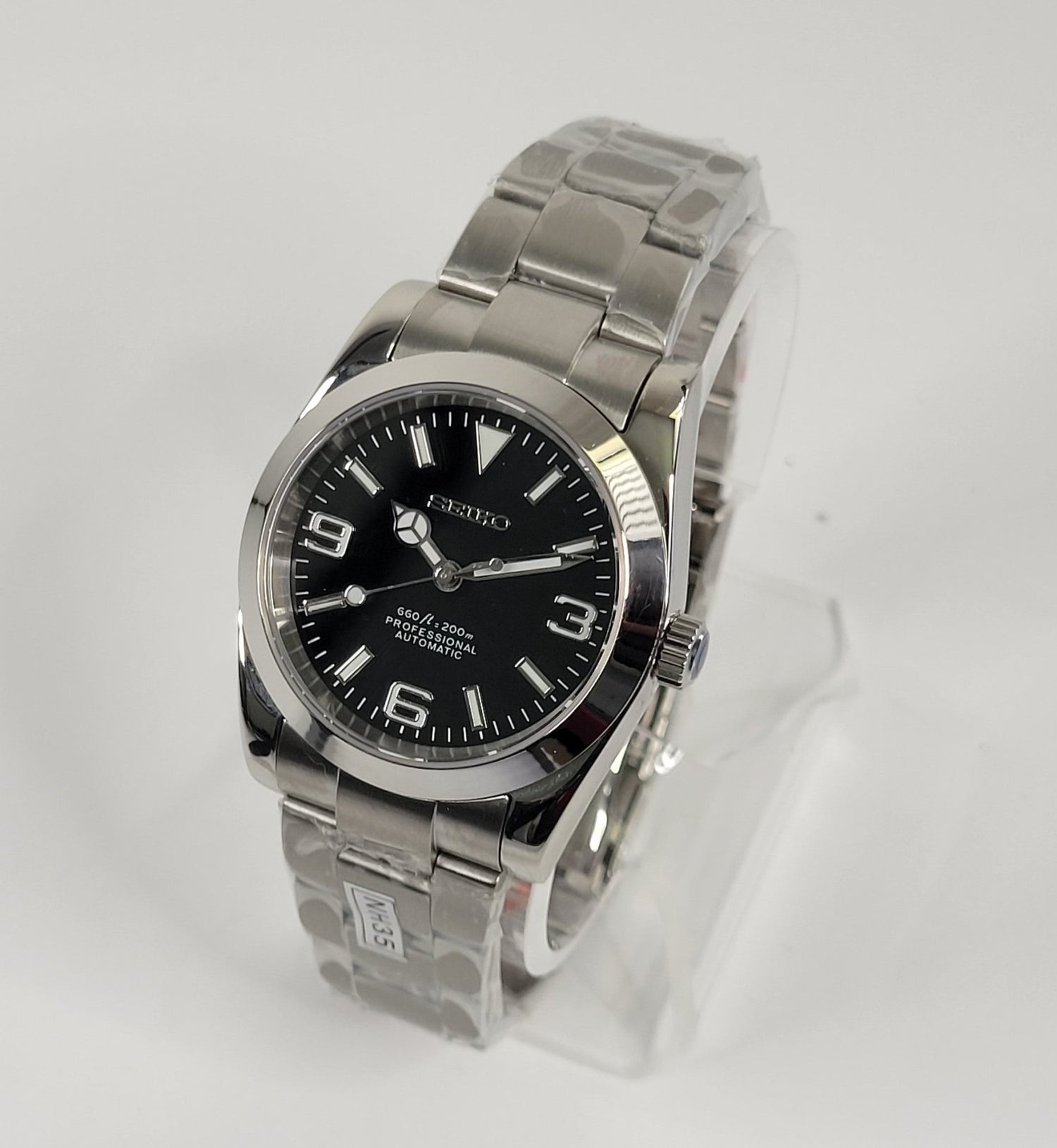 Seiko Mod Watch - Explorer Cases - Sunshine Custom Watch