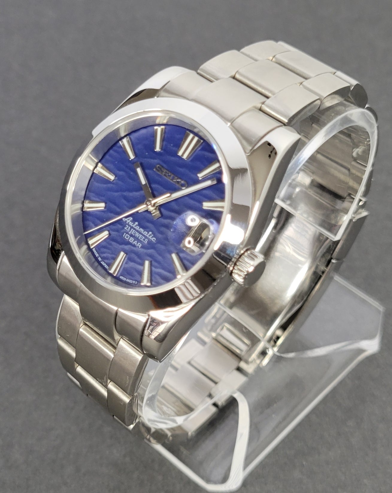 Explorer Seiko Mod Watch, Blue
