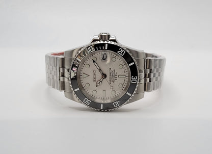 Seiko Sub Custom Mod Watch (White)
