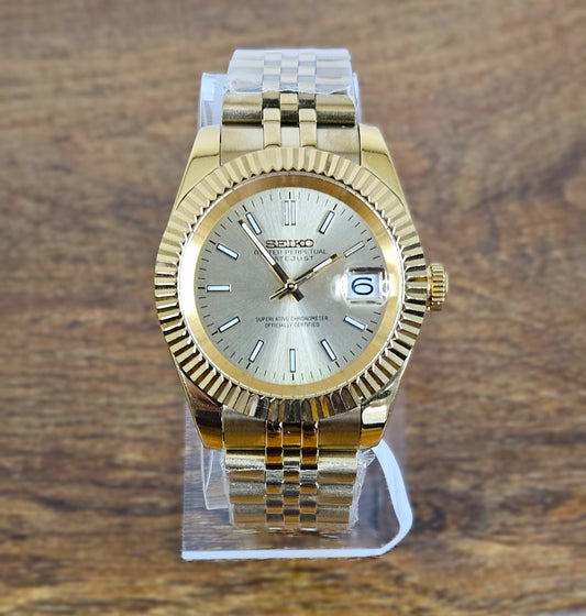 Date Just Mod - Gold | Champagne Dial