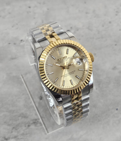 DateJust Seiko Custom Mod Watch Various Dial Colors