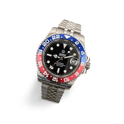 40mm GMT Diver Watch - Pepsi