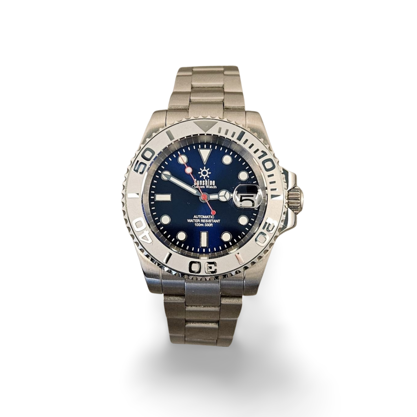 40mm Yacht Sub Diver Watch - Blue