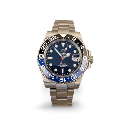 40mm Sub Diver Watch - Blue Batman