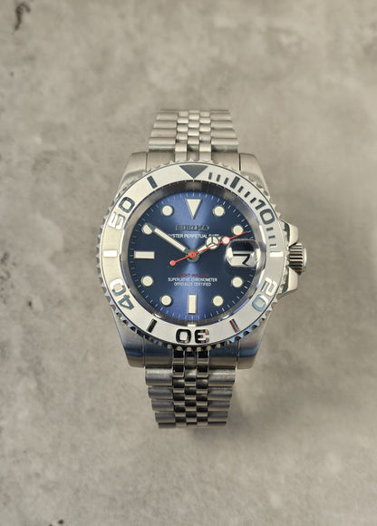 Yacht-Master Seiko Custom Mod Watch, Blue