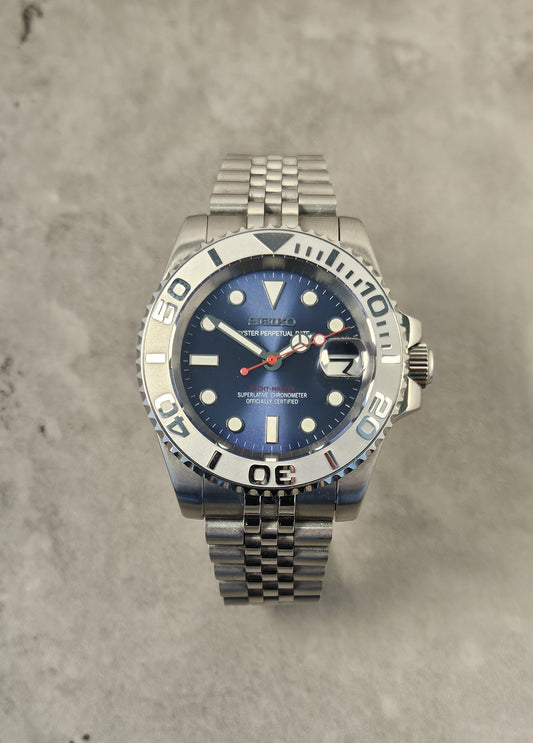 Yacht-Master Seiko Custom Mod Watch, Blue