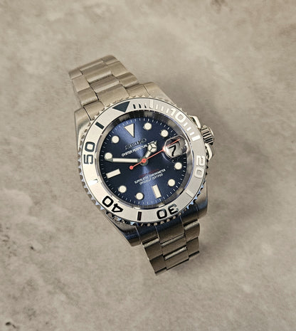 Yacht-Master Seiko Custom Mod Watch, Blue