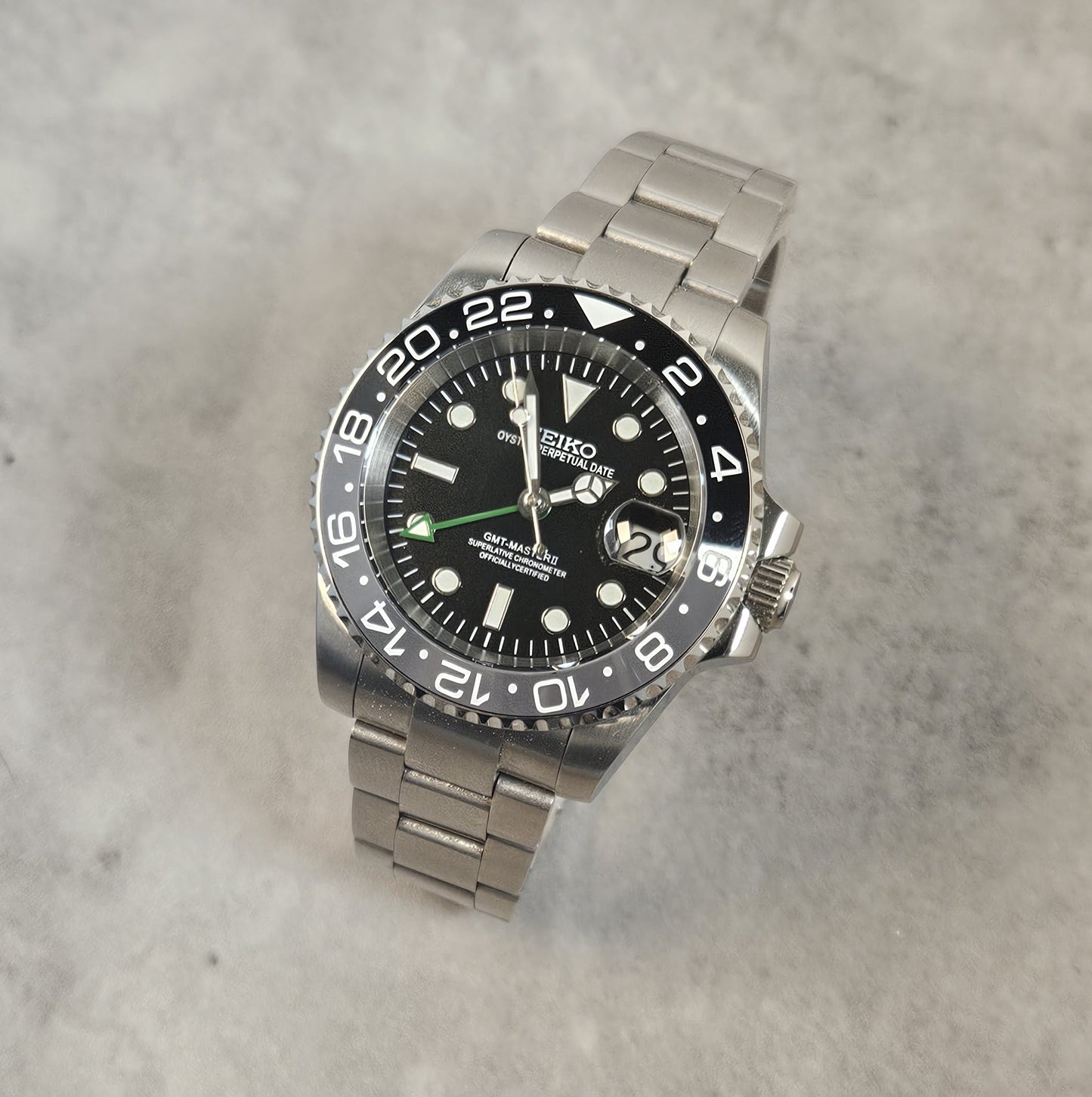 GMT Master Seiko Custom Mod (Bruce Wayne)