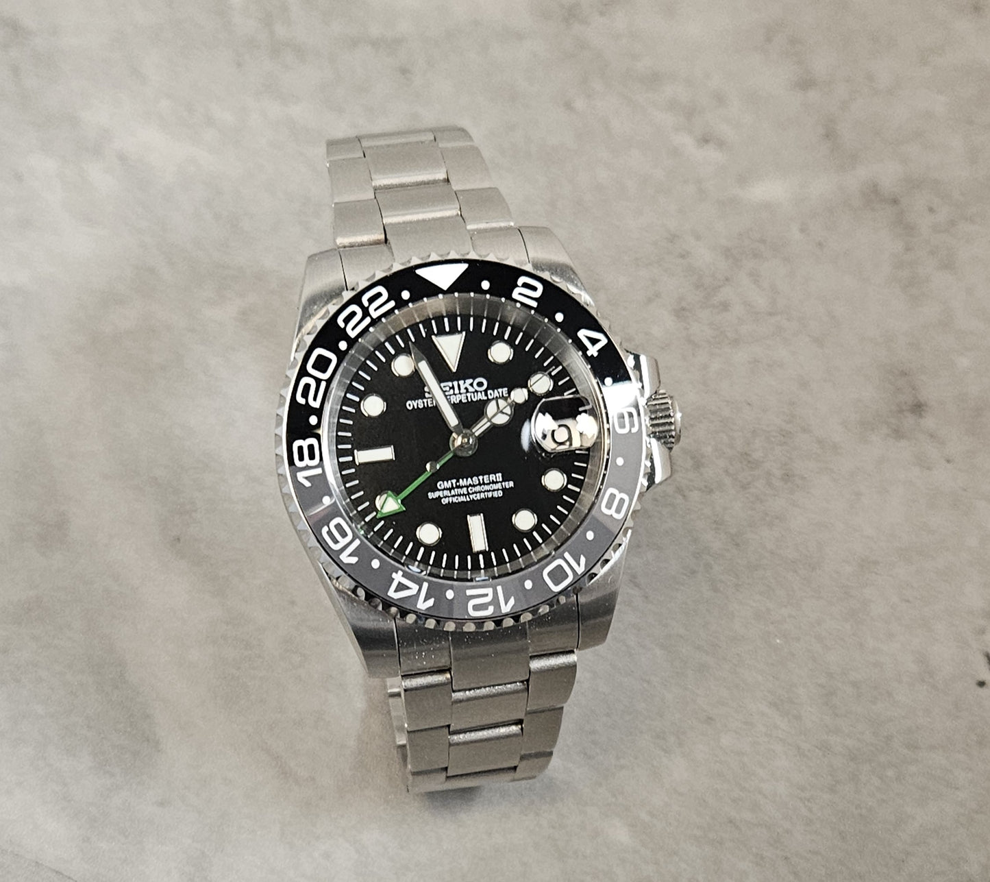 GMT Master Seiko Custom Mod (Bruce Wayne)