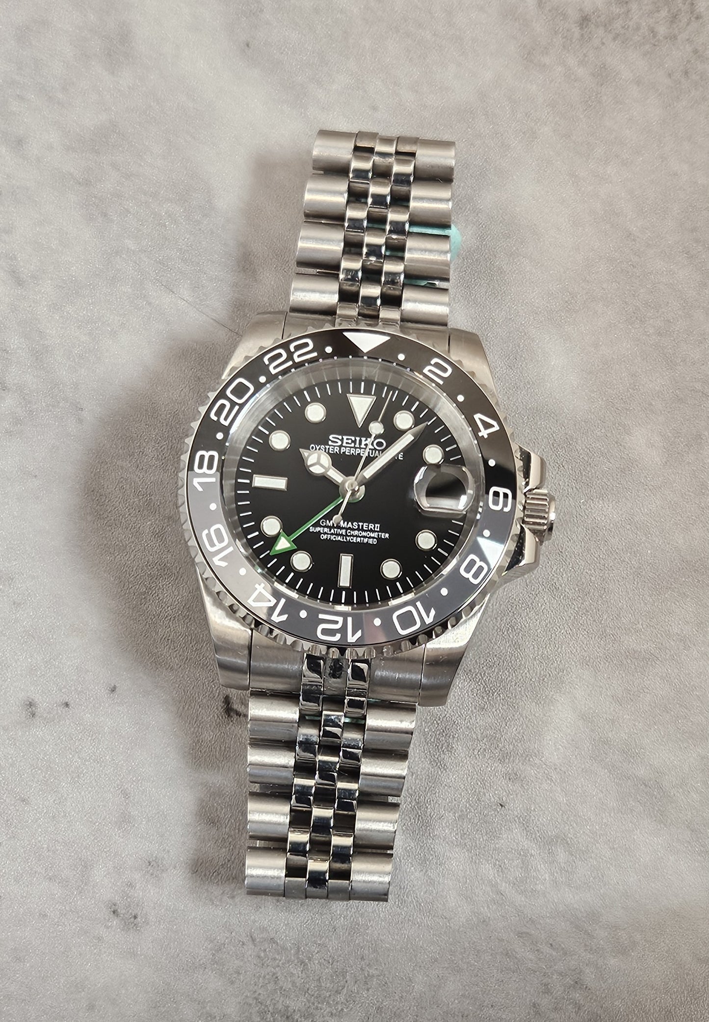 GMT Master Seiko Custom Mod (Bruce Wayne)