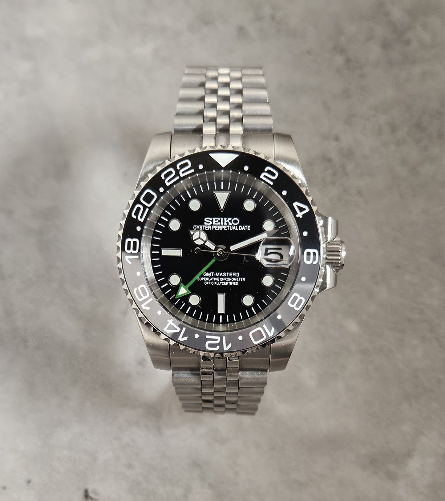 GMT Master Seiko Custom Mod (Bruce Wayne)