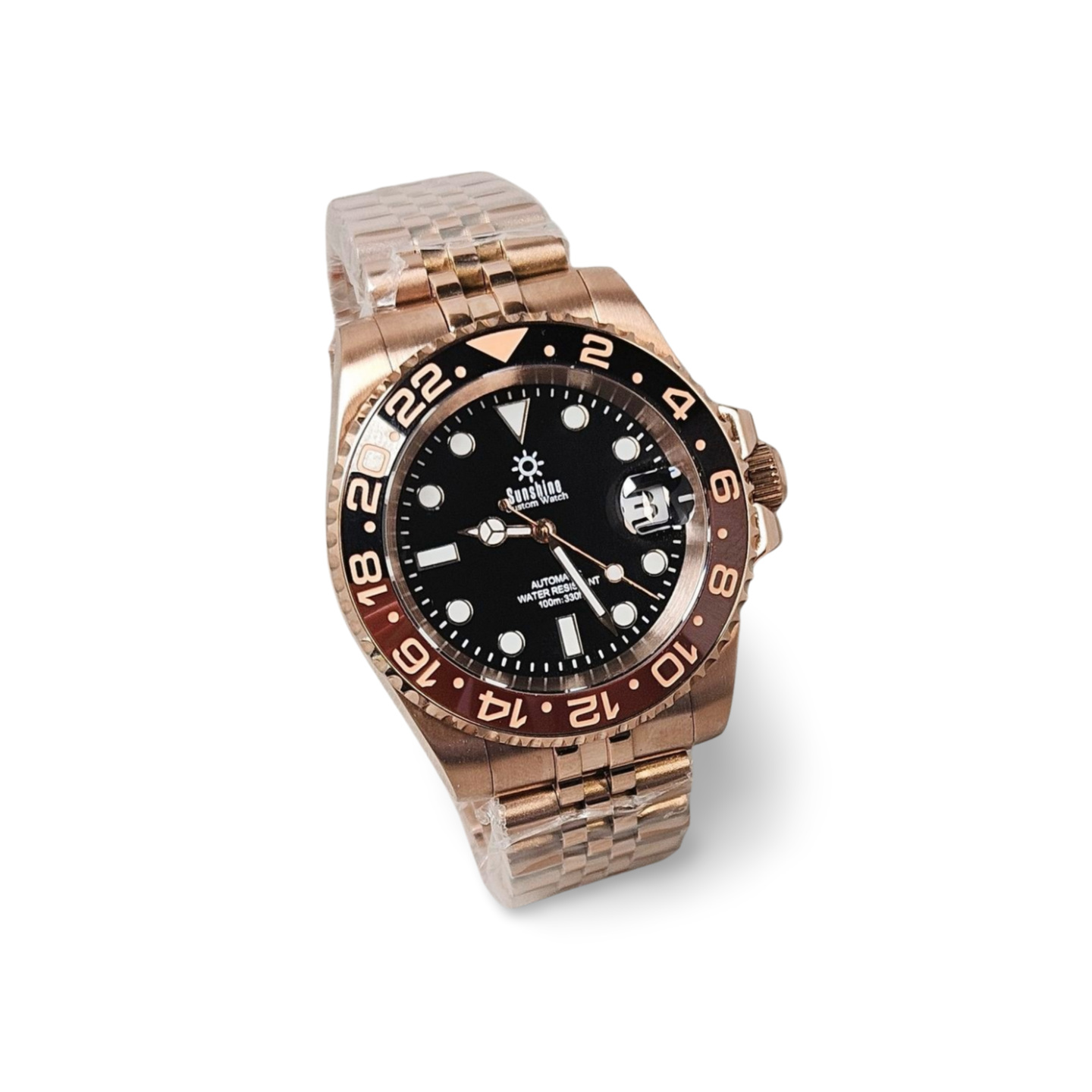 40mm Rose Gold - Root Beer