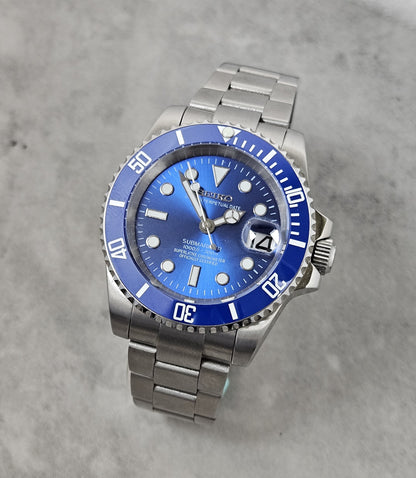 Seiko Sub Custom Mod Watch (Smurf)