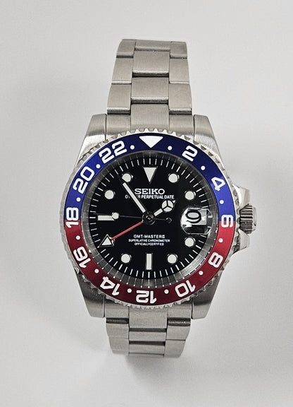 GMT Master Seiko Custom Mod (Pepsi)