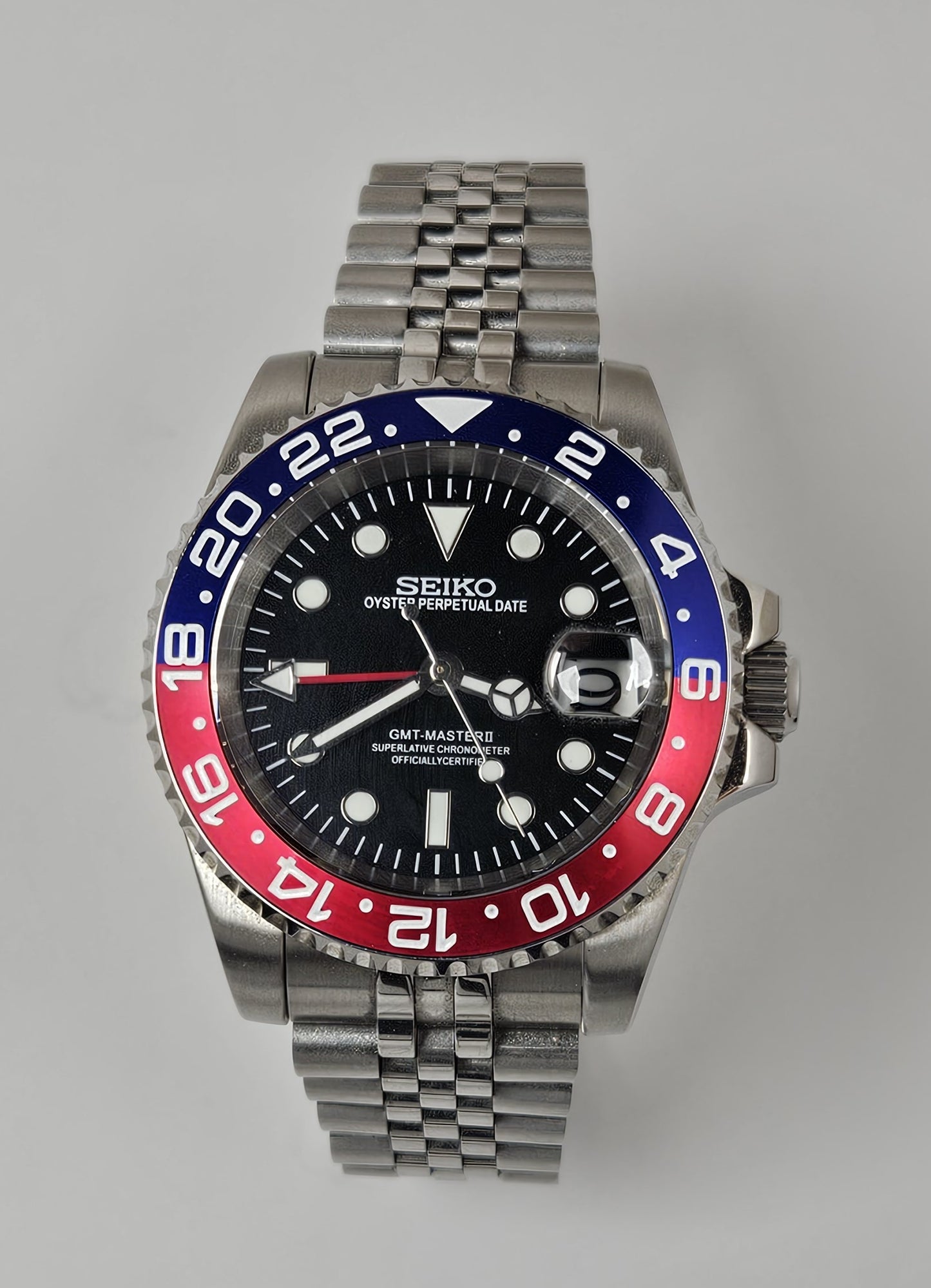 GMT Master Seiko Custom Mod (Pepsi)