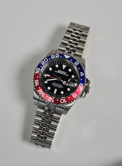 GMT Master Seiko Custom Mod (Pepsi)