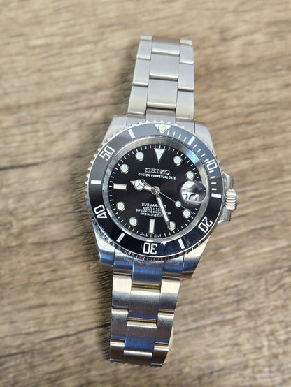 Seiko Sub Mod Watch V2 (Black)
