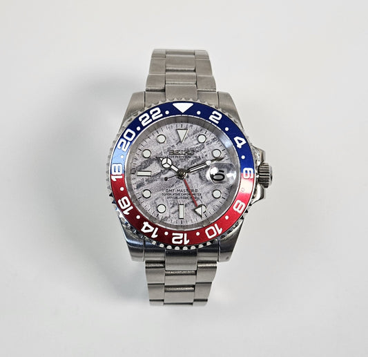 GMT Meteorite Seiko Custom Mod (Pepsi)