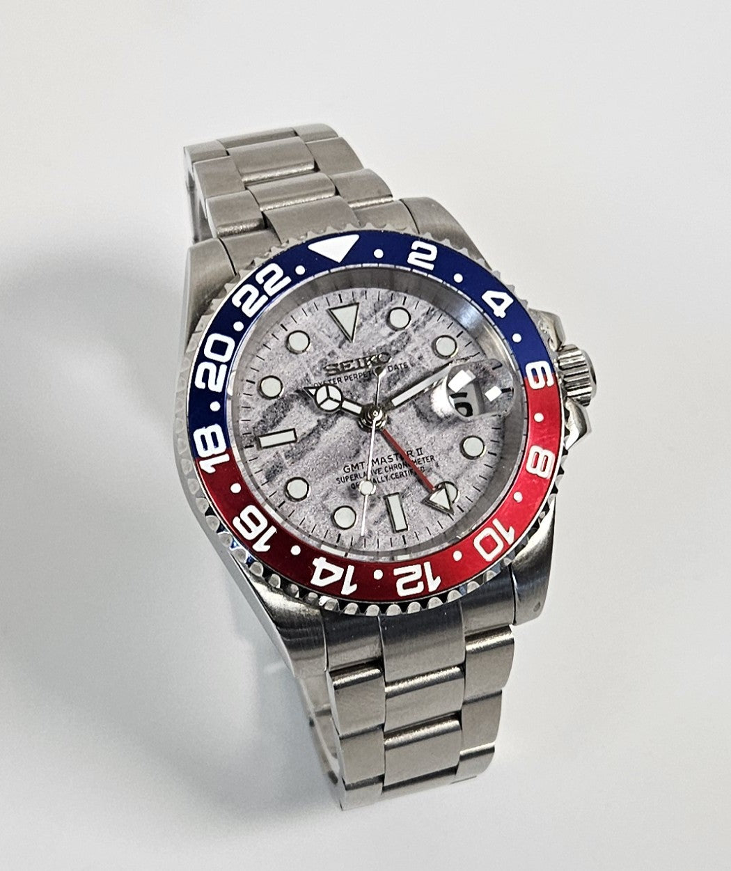 GMT Meteorite Seiko Custom Mod (Pepsi)