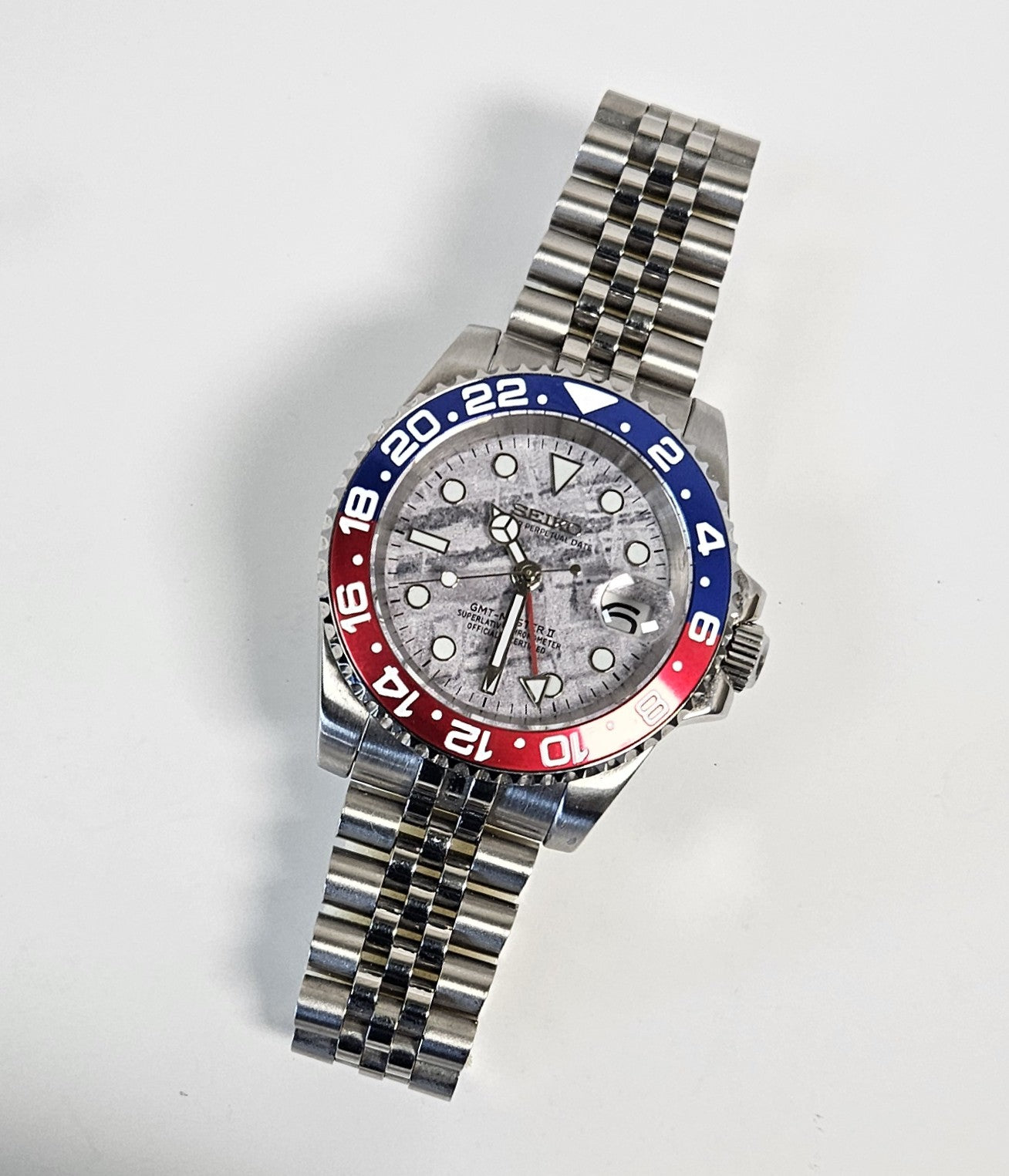 GMT Meteorite Seiko Custom Mod (Pepsi)