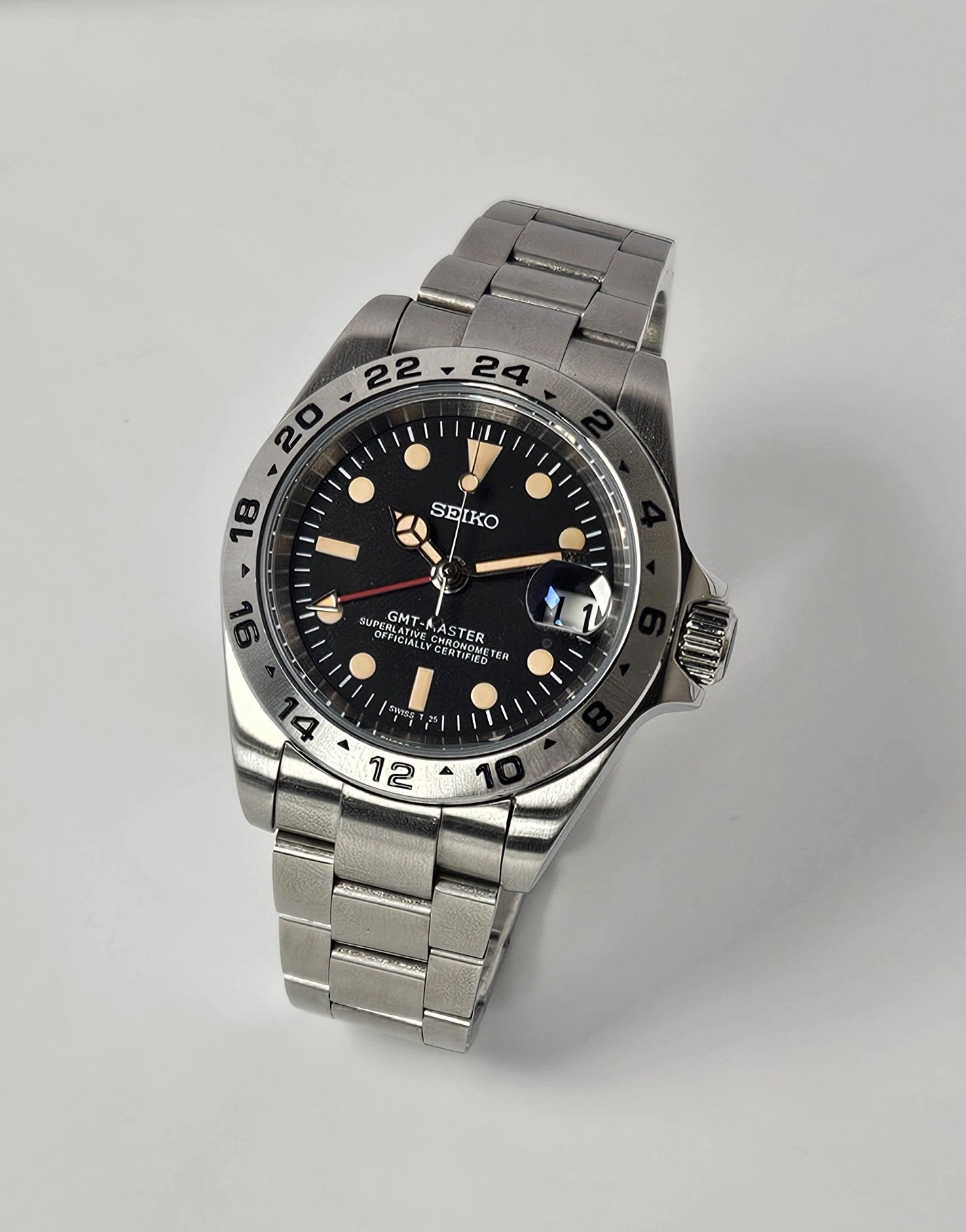 GMT Explorer Seiko Custom Mod (Vintage)