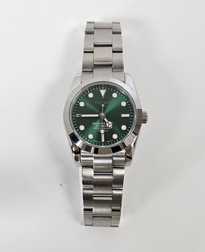 Explorer Seiko Mod Watch, Green MM Dial