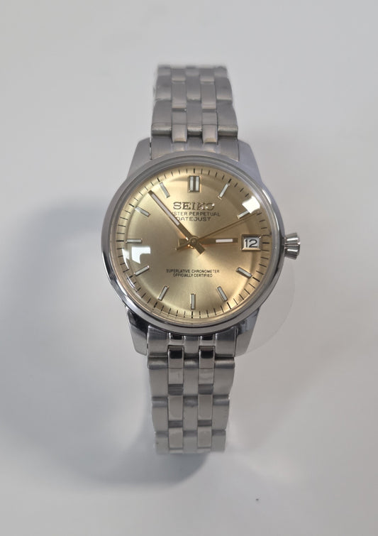 NEW! Ladies Seiko Mod Watch 33mm Gold Dial