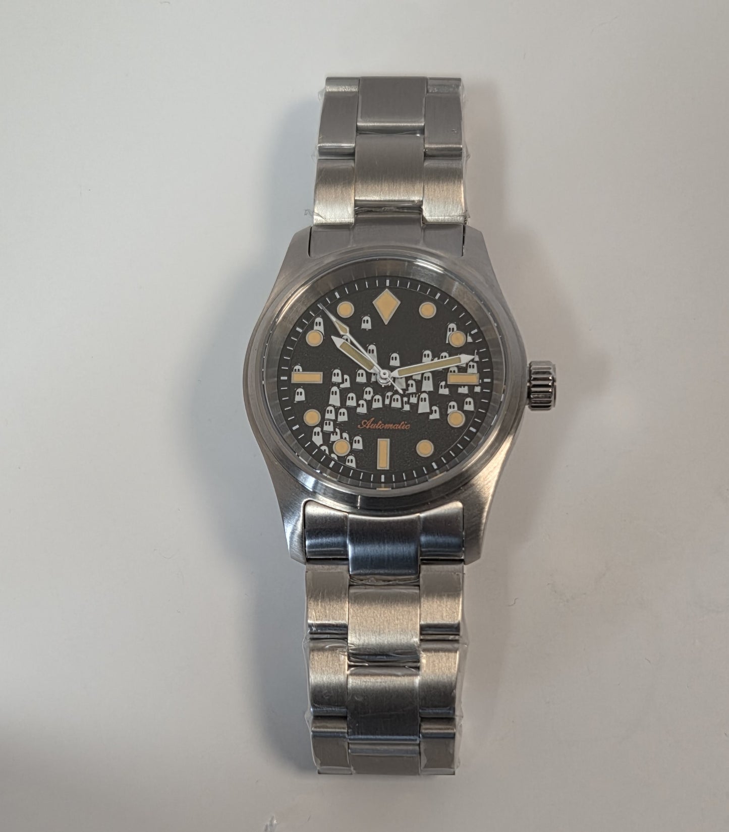 Custom Seiko Mod Watch, Ghosts Dial - LIMITED EDITION