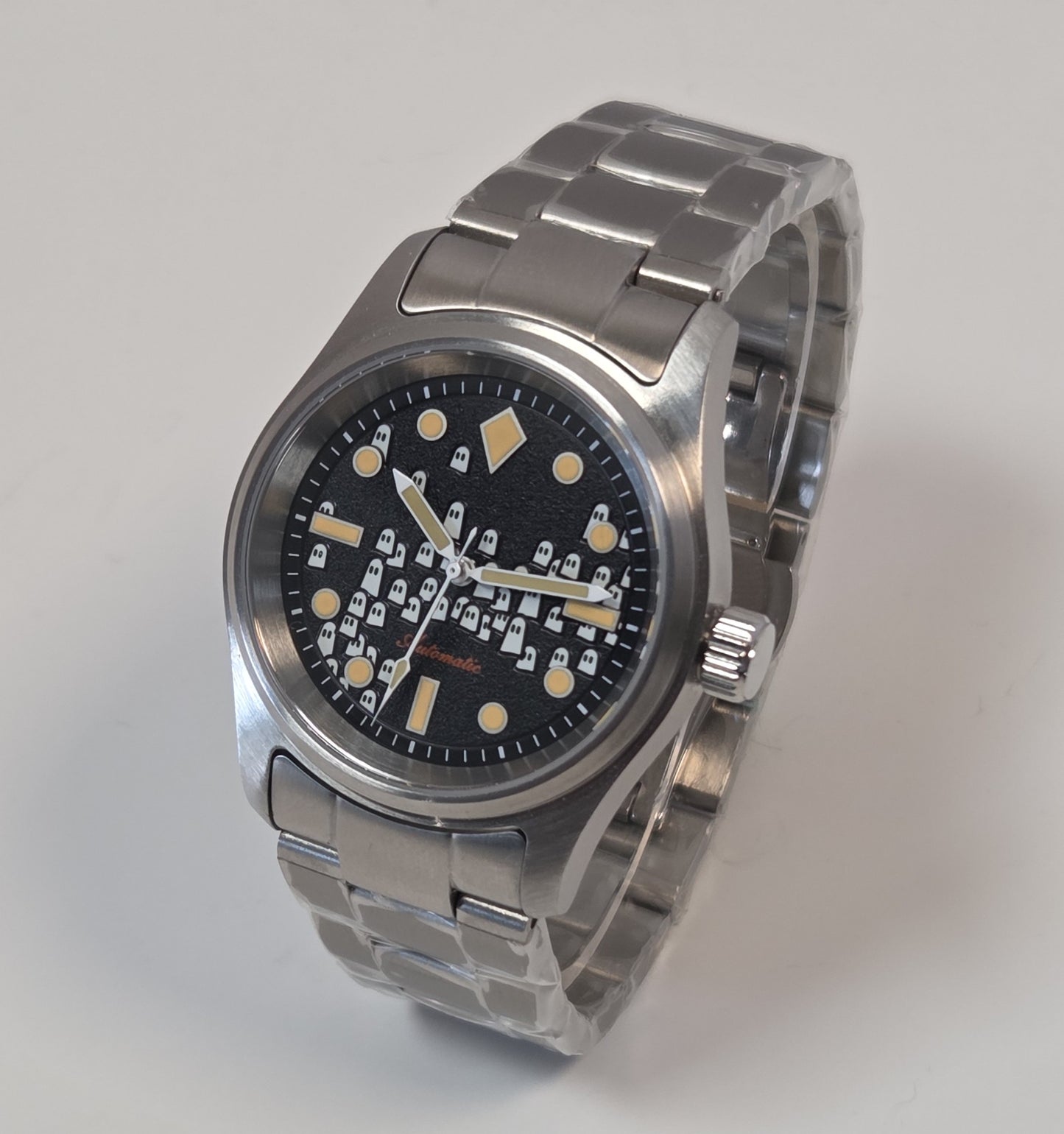 Custom Seiko Mod Watch, Ghosts Dial - LIMITED EDITION