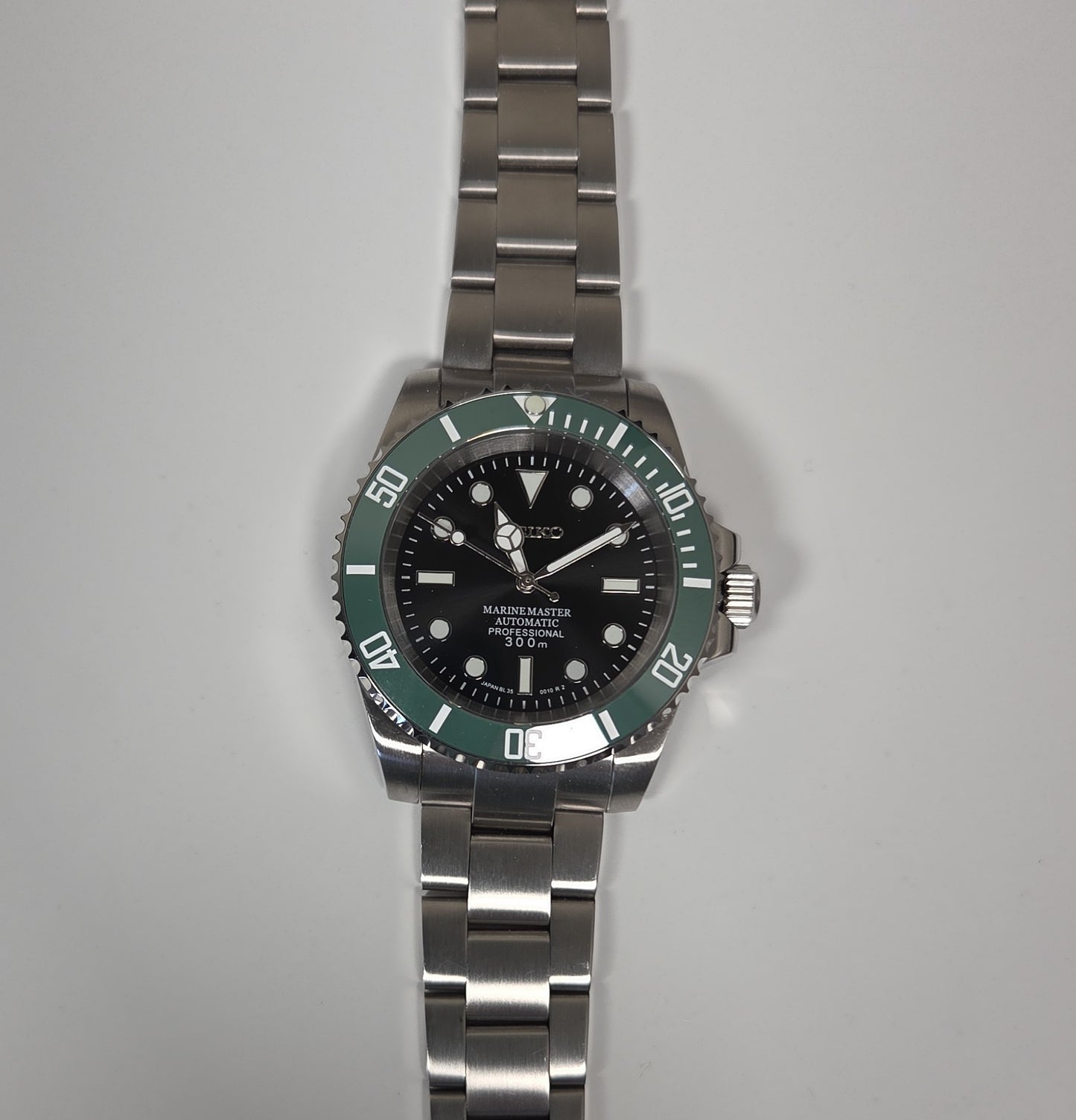 Seiko Sub Custom Mod Watch - Starbucks (VH31)