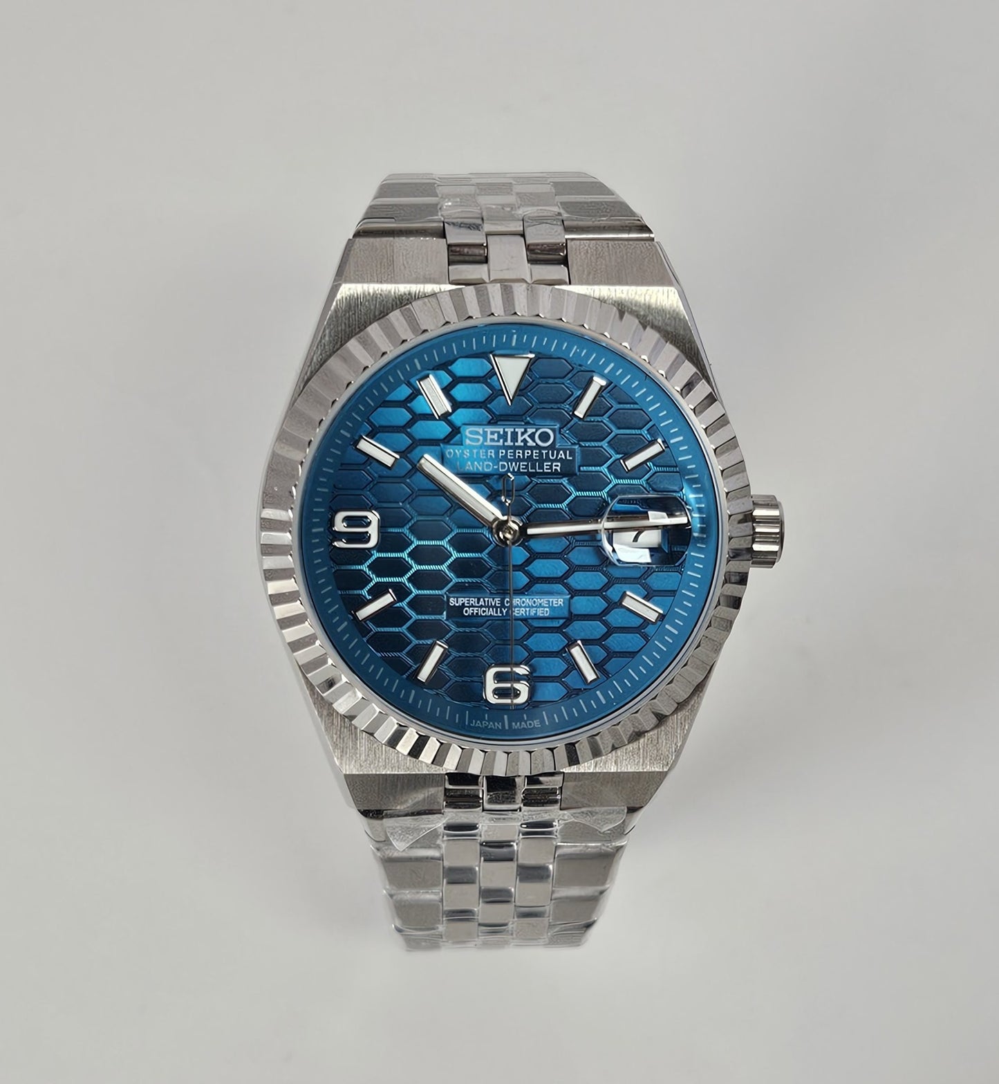 Seiko Land Dweller Custom Mod - Royal Blue Dial