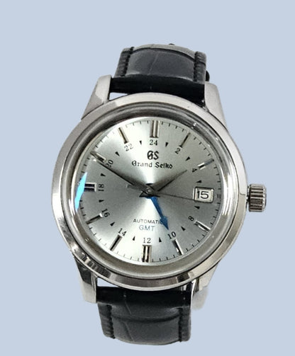 GMT GS Seiko Custom Mod Watch (Ice Blue)