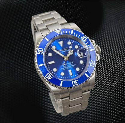 Seiko Sub Mod Watch V2 (Smurf)