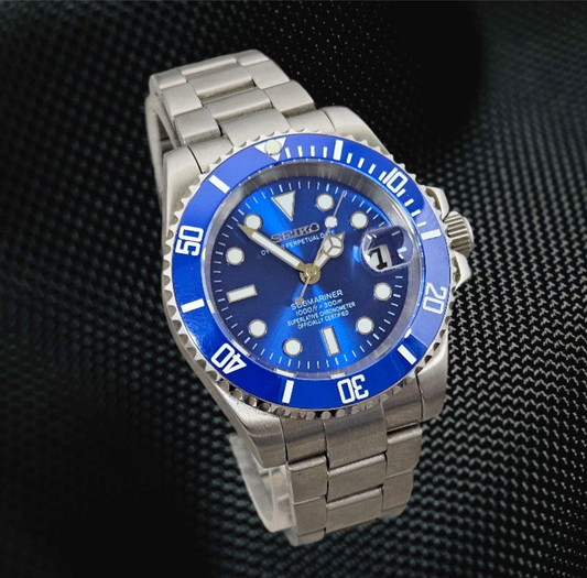 Seiko Sub Mod Watch V2 (Smurf)