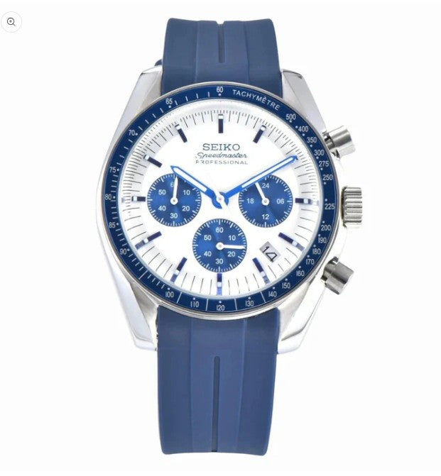 Custom "Speedy" Mod Watch | Blue / White