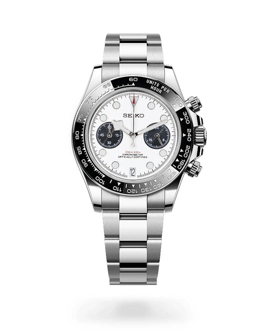 Custom Seiko BB Chrono Mod Watch, WHITE
