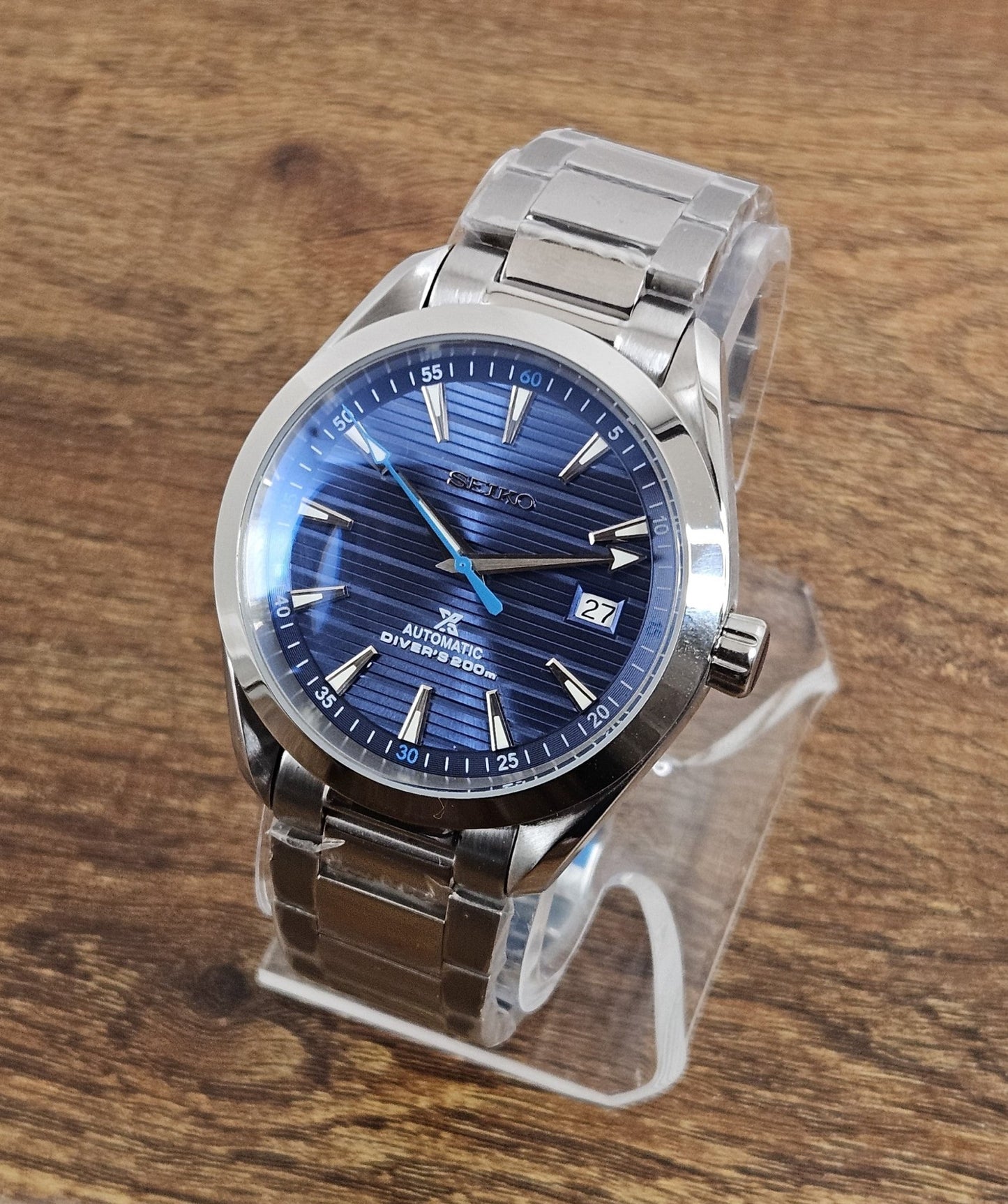 Custom Build Aqua Terra Style Custom Mod Watch, Powered by Seiko NH35A - Sunshine Custom Watch