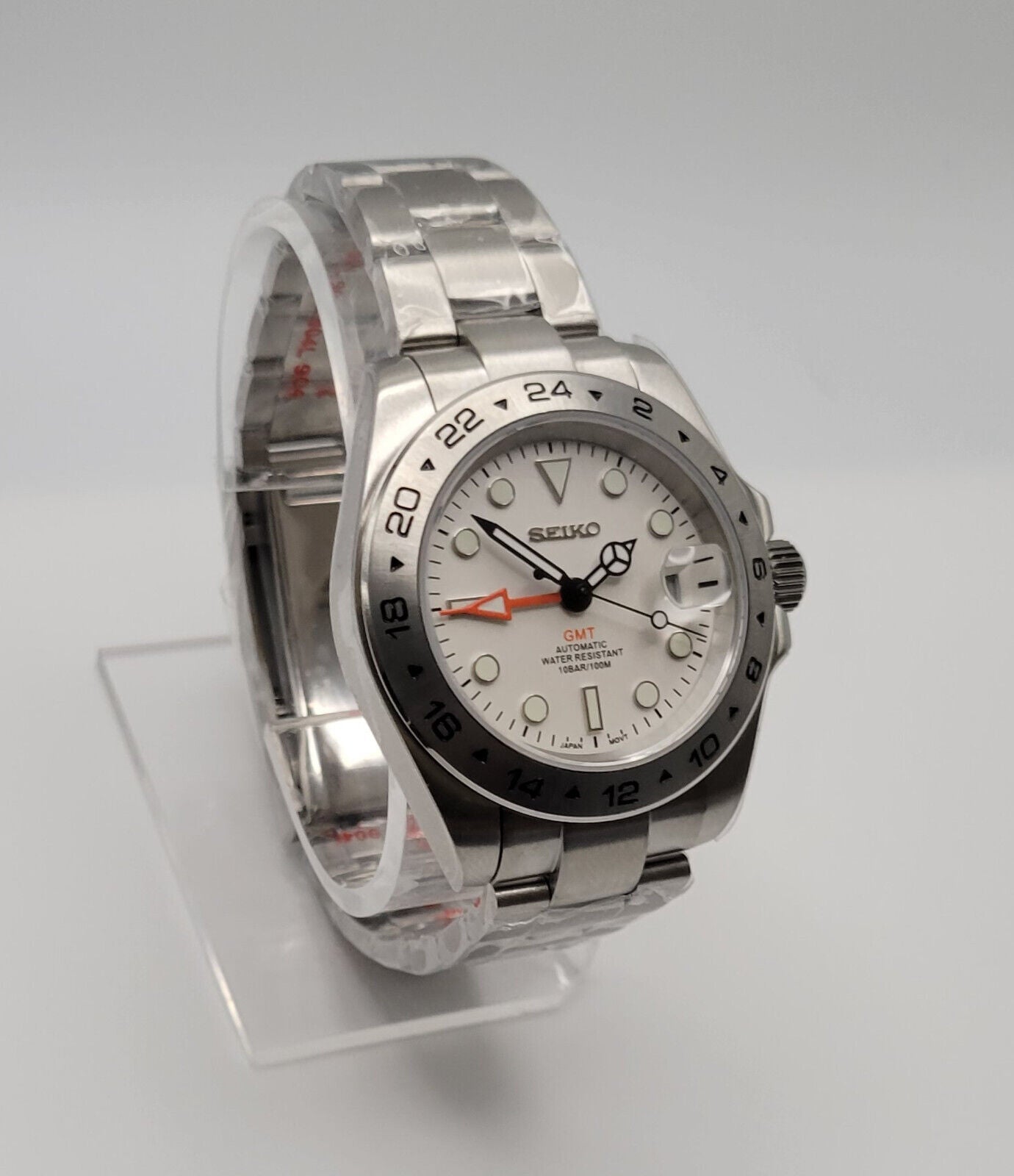 GMT Explorer II Seiko Custom Watch - Sunshine Custom Watch